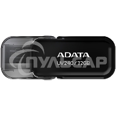 Флешка USB ADATA UV240 (AUV240-32G-RBK), 32 Gb, USB 2.0, R/W 15/5, черный