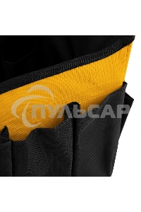 Переноска для инструмента, 260х240х300 мм, 22 кармана, наплечный ремень Denzel