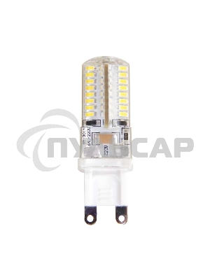 Лампа светодиодная PLED-G9 7Вт капсульная 4000К белый G9 400лм 220В JazzWay 1039095B
