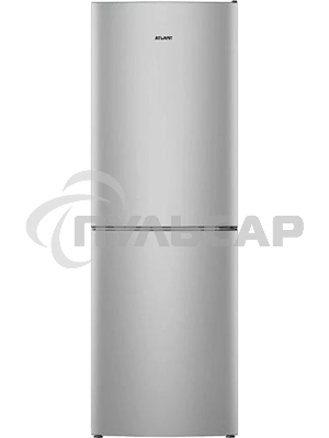 Холодильник Atlant ХМ-4619-181 серебристый двухкамерный 182/119л морозилка снизу