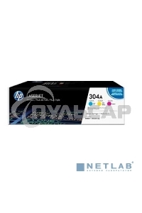 Картридж лазерный комплект HP CF372AM голубой/пурпурный/желтый для Color Laser Jet CP2025, CM2320mfp (3 х 2800)