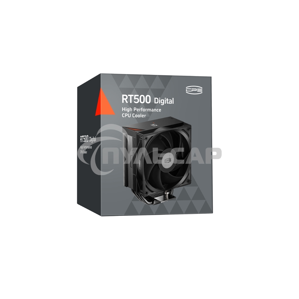 Кулер для процессора PCCooler RT500 Digital черный 120мм алюминий+медь 2200rpm 32db 4-pin 240W