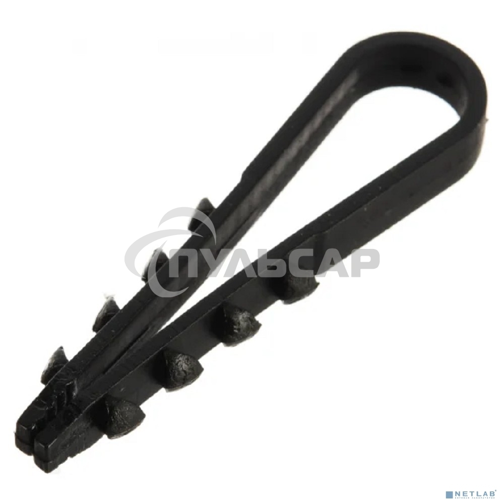 Дюбель-хомут нейлоновый PROconnect 11-18 мм, черный, упаковка 100 шт.