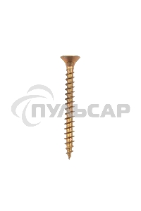 Саморез универсальный KRANZ 4х40, желтый цинк, короб (200 шт./уп.)