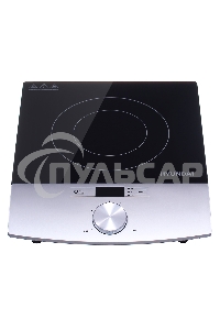 Электрическая плитка Hyundai HYC-0102 серебристый/черный стеклокерамика (настольная)