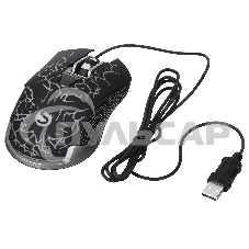 Мышь проводная SunWind SW-M705G черный, 3600 dpi, USB, кнопки - 6