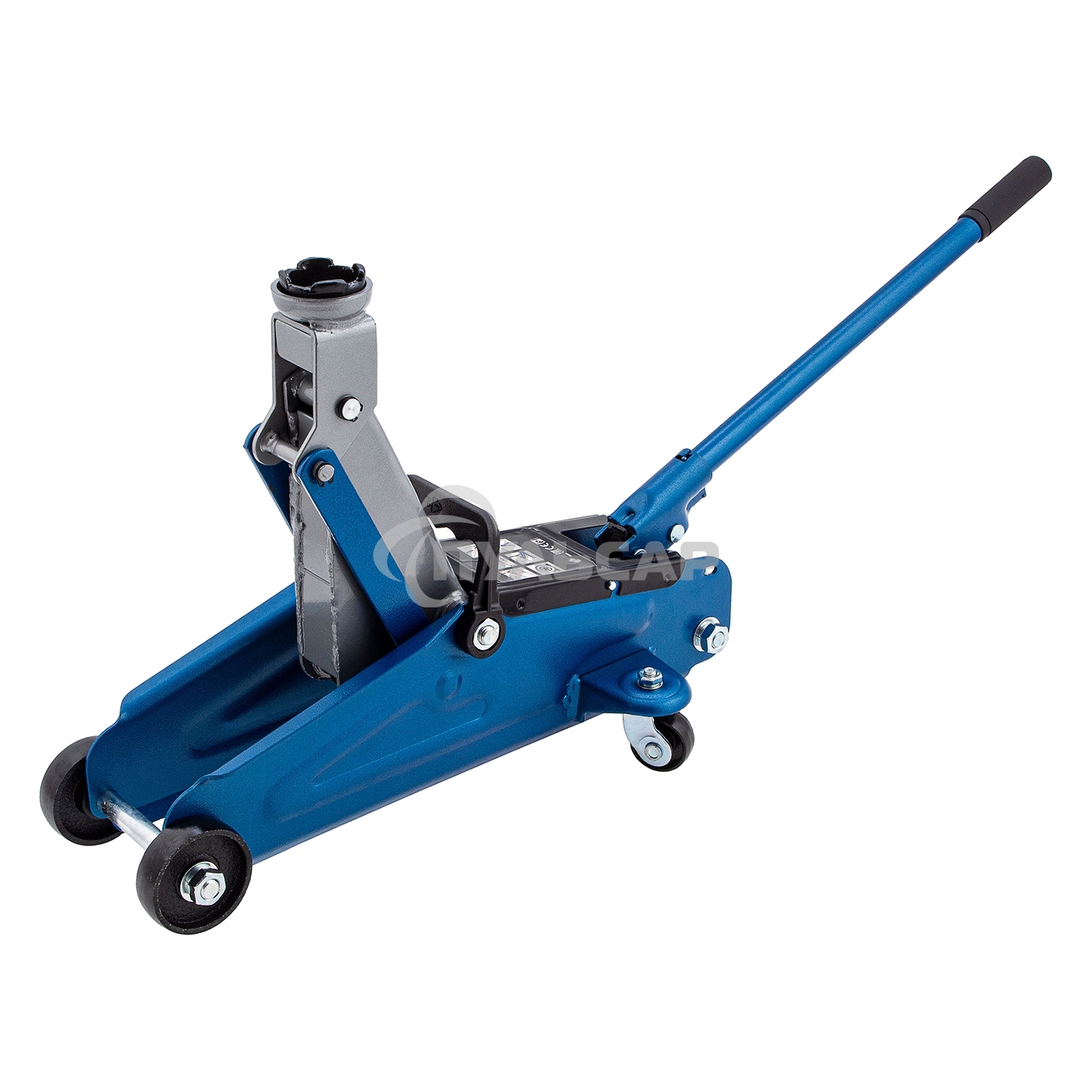 Домкрат гидравлический подкатной, 2 т, h подъема 140–340 мм Stels