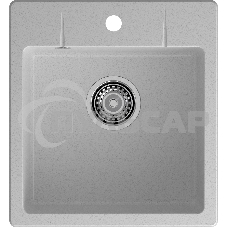 Мойка GRANFEST URBAN 245 1-чаша 450*490мм, монтаж: врезной, материал: кварц, серый