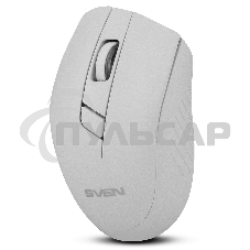 Мышь беспроводная SVEN RX-425W белый, 1600 dpi, радиоканал, USB, кнопки - 6