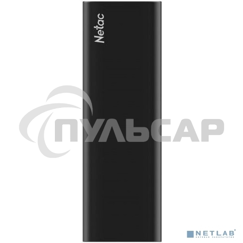 Внешний SSD Netac Z SLIM, 250 GB, USB 3.2 Gen 2 Type-C, R/W 550/480, черный