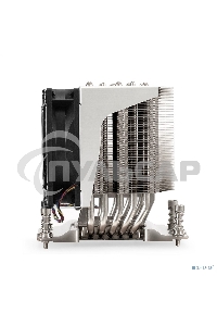 Кулер для процессора ExeGate ESNK-P0064AP4.PWM.4U.SP3.Cu серебристый, 92 мм, алюминий/медь, 3800 об/мин, 44 дБ, 4 pin, 280 Вт, 125.4 мм