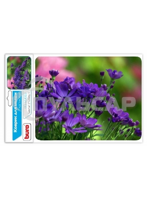 Коврик для мыши Buro BU-M20012 рисунок/цветы1