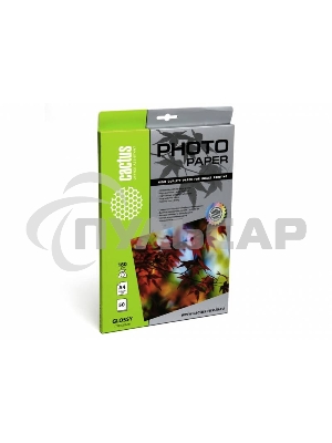 Фотобумага Cactus CS-GA418050 A4/180г/м2/50л. глянцевая для струйной печати