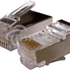 Коннектор Lanmaster RJ45 STP 8P8C, универсальный, cat.6, 100 шт.