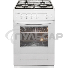 Плита газовая Лысьва ГП 400 М2С -2у белый, конфорок 4 газовых, духовка 51 л, 50 см x 84 см x 60 см (без крышки)