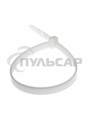 Хомут-стяжка кабельная нейлоновая Rexant 450 x7,6 мм, белая, упаковка 100 шт.