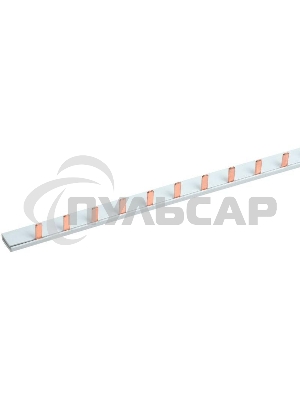 Шина Iek YNS21-1-063-22-12 соединительная типа PIN (12 штырей) 1Р 63А 22 см ИЭК