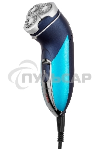 Электробритва роторная Starwind SSH 1525 реж.эл.:3 питан.:аккум. голубой/черный