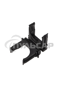 Крепеж-клипса для трубы ø 32 мм черная (10 шт./уп.) Rexant