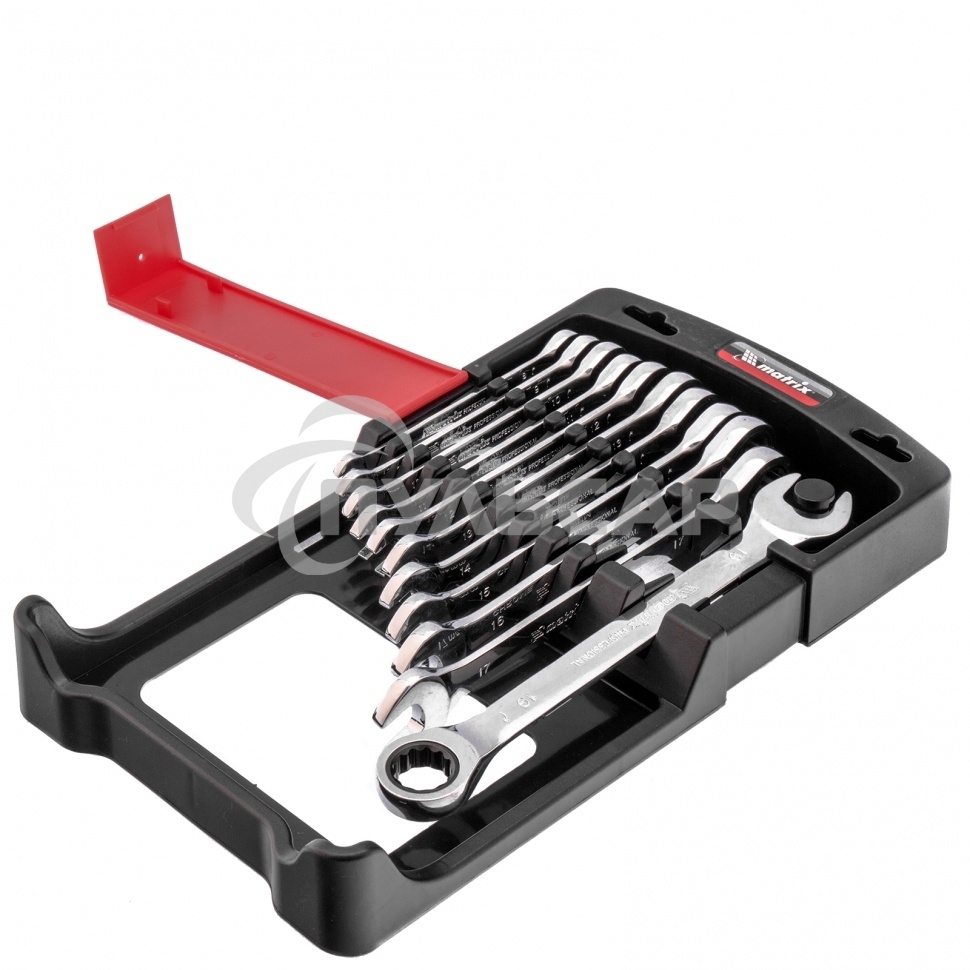 Набор ключей комбинированных Matrix, трещоточных 11 шт.