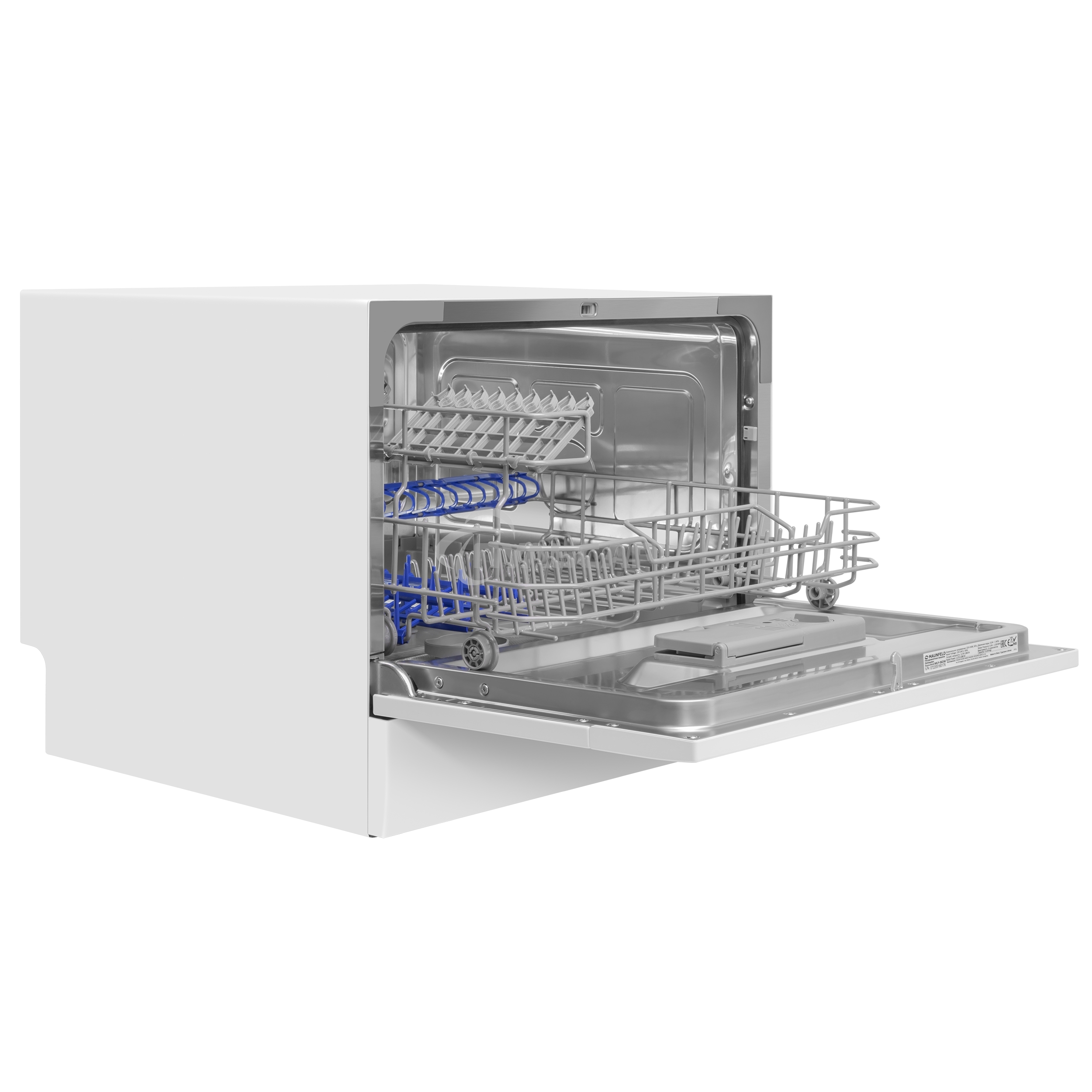 Встраиваемая посудомоечная машина Maunfeld MLP-06DW, белый, 44.8 см, 6 компл., 49 дБ, класс A+