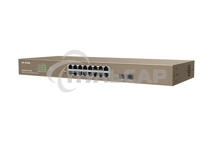 Коммутатор PoE IP-COM G3318P-16-250W с облачным управлением 16GE+2SFP