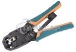 Инструмент обжимной ITK для RJ45, RJ12, RJ11 с храповым мех. и вертикальным положением обжима