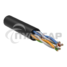Кабель информационный ITK LC3-C5E04-139-100 кат.5е U/UTP не экранированный 4X2X24AWG LDPE внешний 100м черный Кабель информационный ITK LC3-C5E04-139-100 кат.5е U/UTP не экранированный 4X2X24AWG LDPE внешний 100м черный