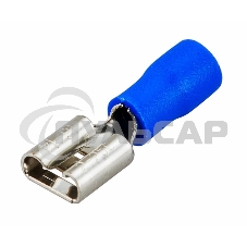 Клемма плоская изолированная гнездо 7.4 мм 1.5-2.5 мм² (РПи-м 2.5-(6.3)/РПИм 2-250) Rexant