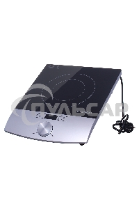 Электрическая плитка Hyundai HYC-0102 серебристый/черный стеклокерамика (настольная)