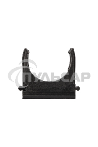 Крепеж-клипса для трубы ø 32 мм черная (10 шт./уп.) Rexant