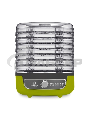 Сушилка для овощей Мастерица EFD-1001VM оливковый с серым (с функциями приготовления йогурта и десертов + поддон для пастилы в подарок )