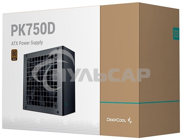 Блок питания Deepcool / GamerStorm PK750D, 750Вт, 80 PLUS Bronze, 120мм, черный