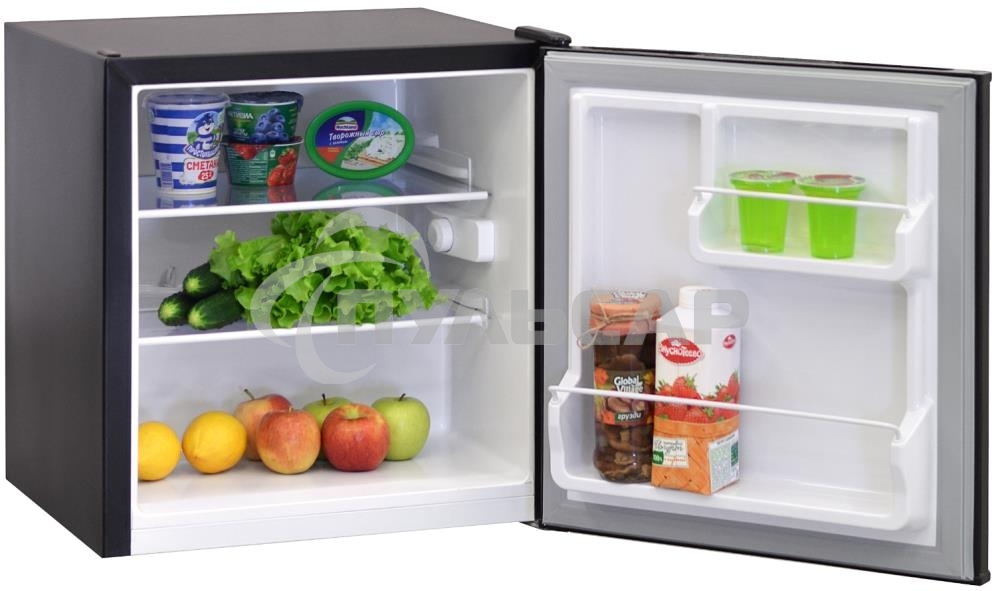 Холодильник Nordfrost NR 506 B черный матовый однокамерный 59 л