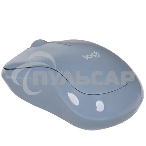 Мышь беспроводная Logitech M221 голубой, 1000 dpi, радиоканал, USB, кнопки - 3