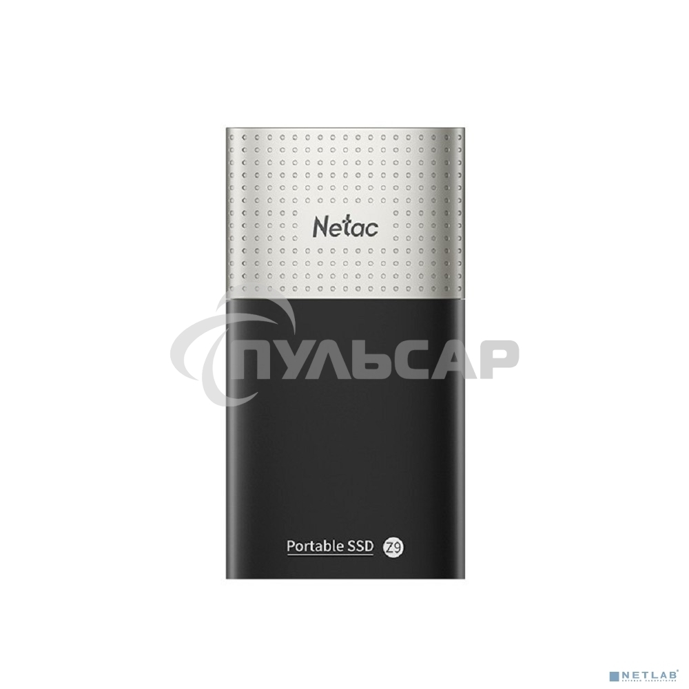 Внешний SSD Netac Z9, 250 GB, USB 3.2 Gen 2 Type-C, R/W 550/480, черный