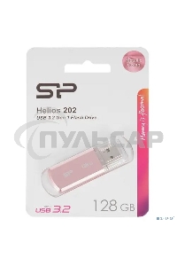 Флешка USB 128 Gb Silicon Power Helios 202, USB 3.2, Pink