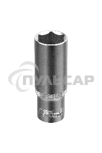 Головка торцевая удлиненная, 21 мм, 6-гранная, CrV, под квадрат 1/2