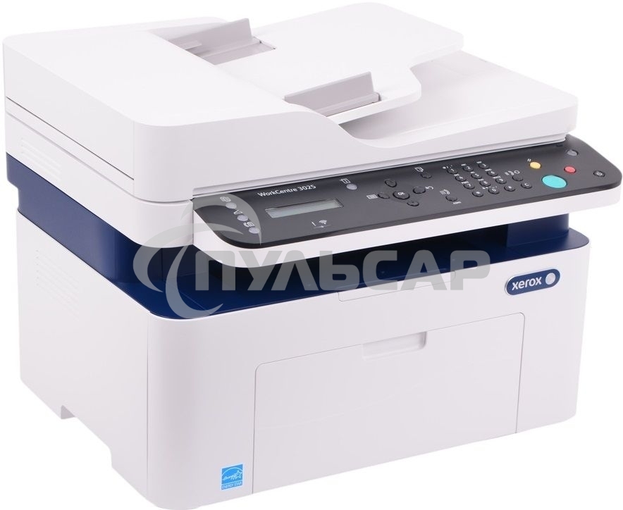 МФУ лазерное Xerox WorkCentre 3025NI (WC3025NI#), A4, ч/б, печ. до 20 стр/мин., скан. до 17 стр/мин., 1200 x 1200 dpi (печать) 600 x 600 dpi (скан.), Wi-Fi, Ethernet, USB