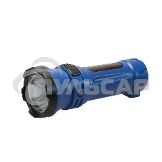 Фонарь светодиодный аккум. Космос LED 2 режима 0.5Вт 300мА.ч прямая зарядка от 220В