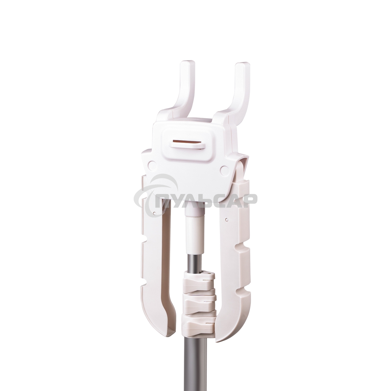 Отпариватель Galaxy Line GL 6211, белый с фиолетовым, стационарный, 2000 Вт, объем контейнера для воды 1,7 л, 3 режима отпаривания