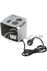 Сетевой фильтр Powerman Стабилизаторы напряжения AVS 500 С Black\Silver (500ВА,5А,КПД 98%,без индикации,настольный)