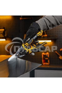 Ножницы по металлу,270мм, прямой рез,сталь-CrMo, трехкомп.рук-ки Denzel