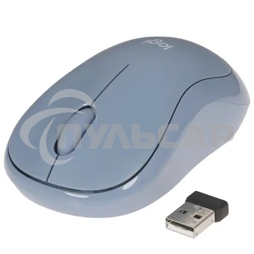 Мышь беспроводная Logitech M221 голубой, 1000 dpi, радиоканал, USB, кнопки - 3