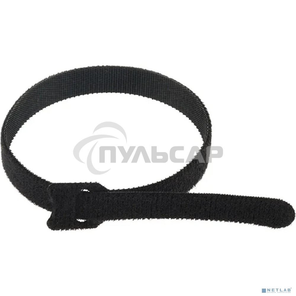 Хомут–липучка многоразовый 320х14 мм, черный (упак. 12 шт.) Rexant