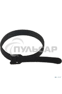 Хомут–липучка многоразовый 320х14 мм, черный (упак. 12 шт.) Rexant