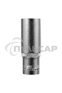 Головка торцевая удлиненная, 21 мм, 6-гранная, CrV, под квадрат 1/2