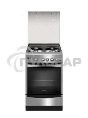 Плита газовая Gefest ПГ 5100-03 0004 серебристый, конфорок 4 шт, духовка 52 л, 50 см x 85 см x 58.5 см