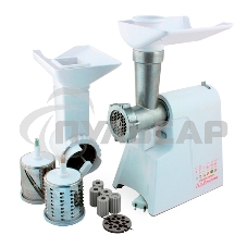 Мясорубка электрическая Мастерица КЭМ-02, г. Киров, с овощерезкой, производительность 40 кг/час, 3 скорости, максимальная мощность 600 Вт