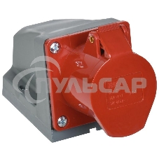 Розетка Iek PSR12-016-4 114 стационарная 3Р+РЕ 16А 380В IP44 ИЭК
